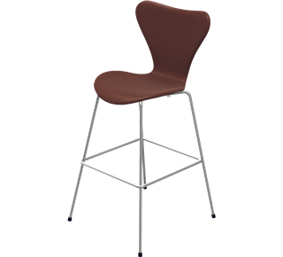 Fritz Hansen Series 7™ Bar/Counter Stool - Fully Upholstered
